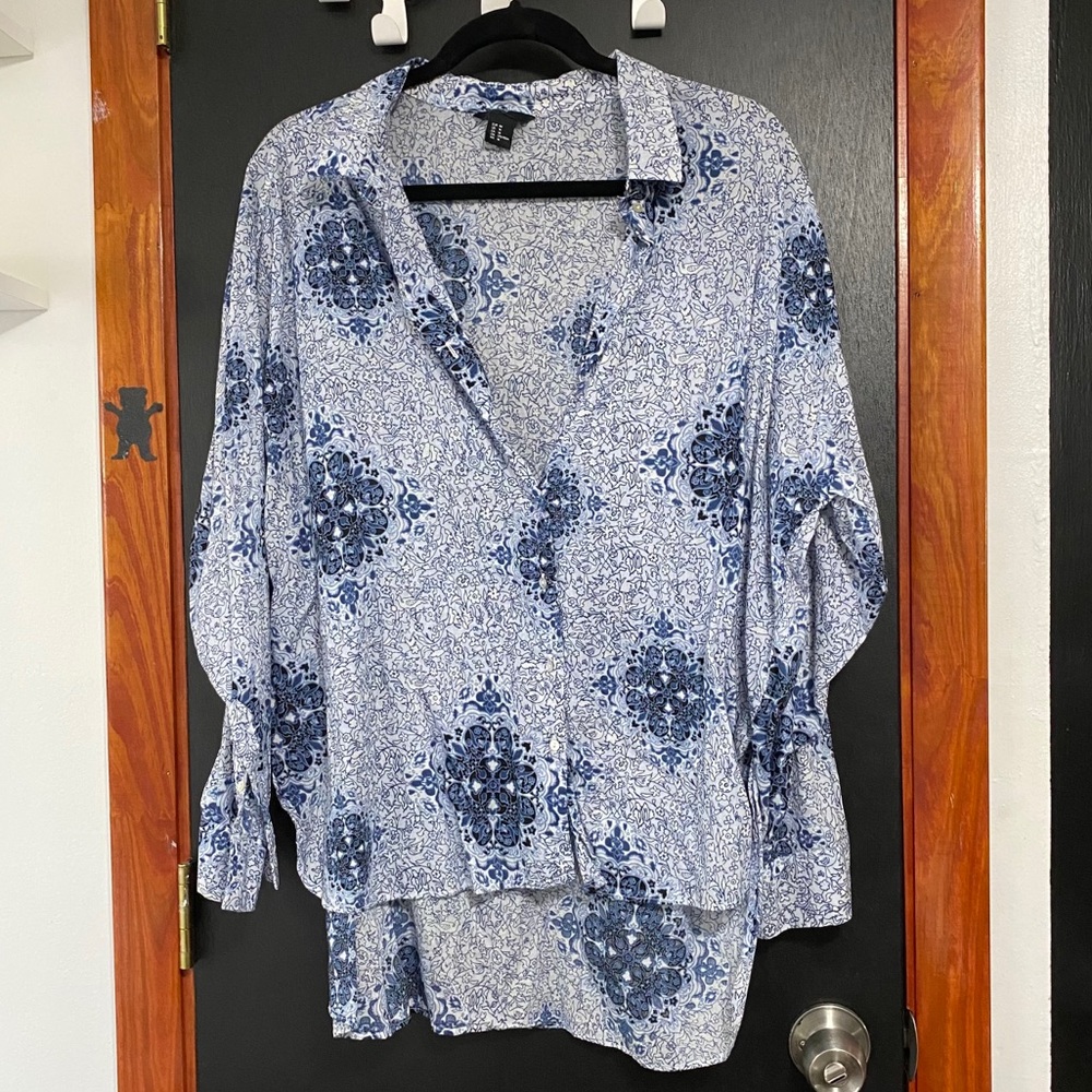h&m button down